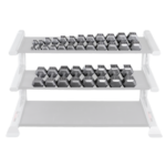 SDS Hex Dumbbell Rubber Encased Dumbbell Strength Training Hex Dumbbell, Hand Weight For Workout & Exercise - Image 5