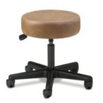 Black Base, 5-Leg, Pneumatic Stool - Image 4
